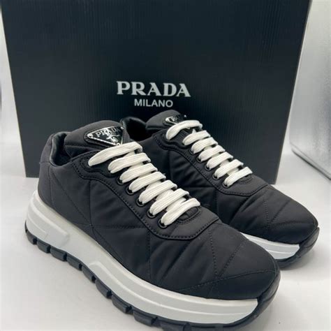 prada nylon piuma runner sneakers|Women's Designer Prada Low.